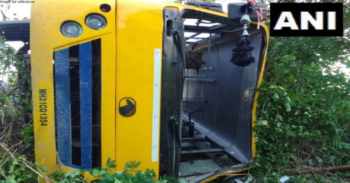 1 child dies as school bus meets with accident in MP's Rahatgarh